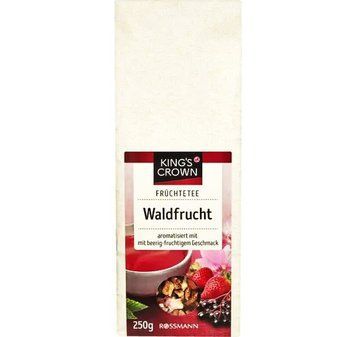 Чай King's Crown Waldfrucht з ягідно-фруктовим смаком 250g 4130 фото