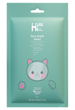 Дитяча тканинна маска для обличчя &ldquo;Оливка&rdquo; MiniMi kids beauty 25 ml NM-2702-16 фото