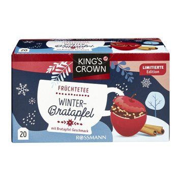 Чай King's Crown Winter-Bratapfel зі смаком печеного яблука 20пак 4140 фото