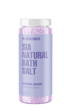 Парфумована сіль для ванни Sia Natural Bath Salt Lavender Garden Mr.SCRUBBER 600g MS-1507-62 фото