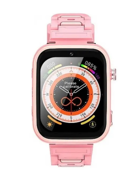 Дитячий смарт годинник XO H130 4G GPS WiFi Рожевий WW-2403-12 фото