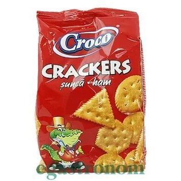 Печиво Croco Crackers Ham 100g 3974 фото