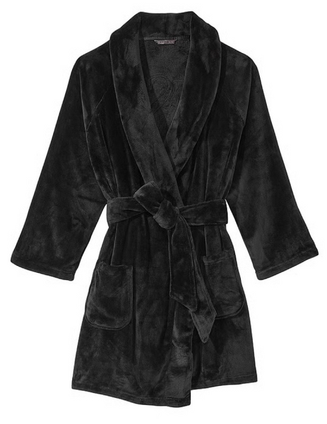 Халат теплий Victoria's Secret чорний XL\XXL PP-1803-109 фото