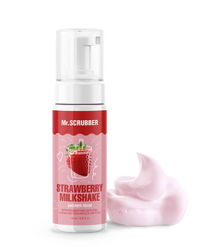 Парфумована пінка для душу з ароматом полуничного коктейлю Strawberry Milkshake 150ml Mr.SCRUBBER MS-1507-11 фото