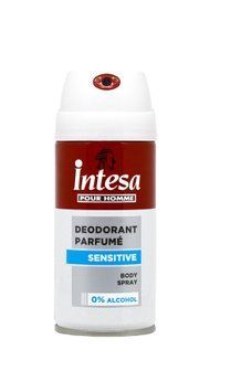 Дезодорант спрей Intesa Sensitive Pour Homme 150 мл 3997 фото