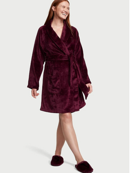Халат теплий Victoria's Secret бордовий XS\S PP-1803-116 фото