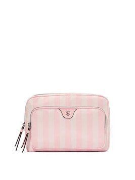 Косметичка Victoria's Secret Travel Makeup Pouch Heritage Stripe 5287 фото