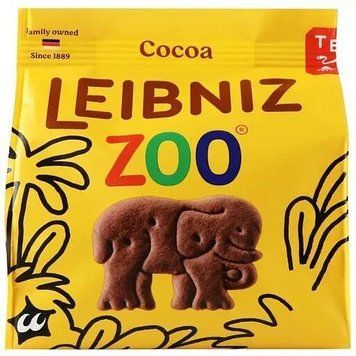 Печиво ' Leibniz` ZOO какао 100 г 4055 фото