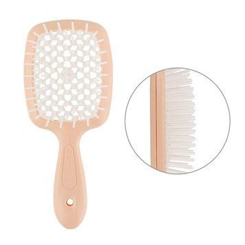 Щітка для волосся SUPERBRUSH ''Janeke'' персик з білим 4978 фото