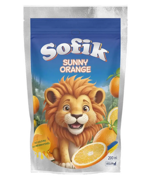 Сік Sofik Sunny Orange зі смаком апельсину безалкогольний негазований 200 мл SS-1331-560 фото