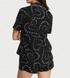 Фланелева піжама Victoria's Secret Flannel Short Pajama Set Black XL PP-1803-68 фото 2