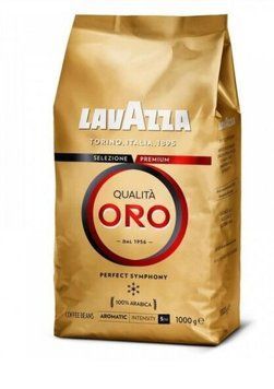 Кава lavazza qualita ORO в зернах 1кг 4163 фото