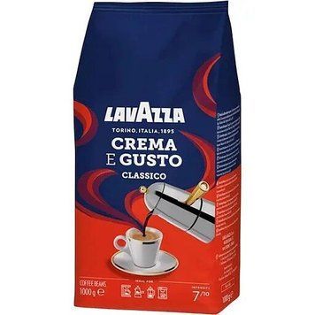 Кава lavazza crema e gusto classico 1 кг 4165 фото
