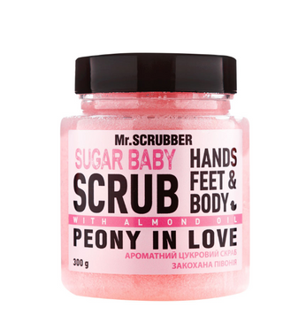 Цукровий скраб для тіла SUGAR BABY Peony in Love 300g Mr.SCRUBBER MS-2602-20 фото