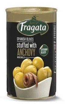 Оливки Fragata зелені з анчоусами 300г 4255 фото