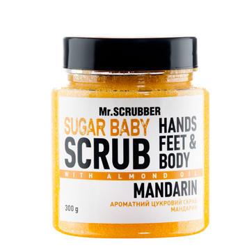 Цукровий скраб для тіла SUGAR BABY Mandarin 300g Mr.SCRUBBER MS-2602-22 фото