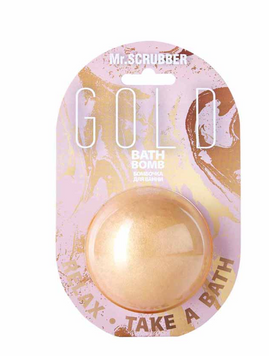 Бомбочка для ванни Gold Mr.SCRUBBER 200г MS-2602-311 фото