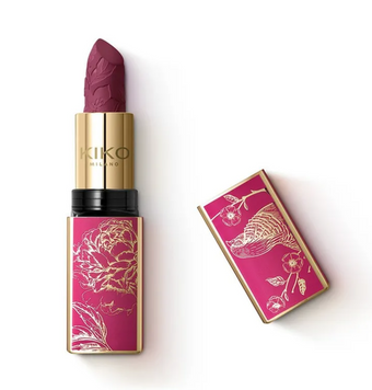 Матова помада kiko milano charming escape luxurious matte lipstick 06 refined wine KK-1103-15 фото