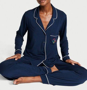 Піжама Victoria`s Secret dark blue/L 5255 фото