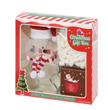 Подарунковий набір Christmas gift box для приготування гарячого шоколаду з маршмеллоу  45 г NN-2810-21 фото