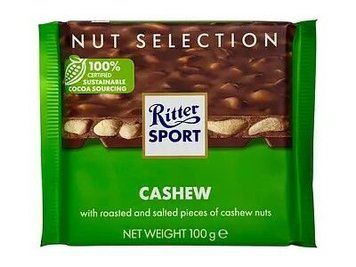 Шоколад Ritter Sport Cashew, 100г 5308 фото