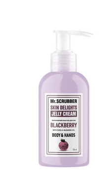 Крем-гель для тіла і рук SKIN DELIGHTS Blackberry Mr.SCRUBBER 150мл MS-2602-326 фото
