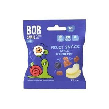 Bob Snail снек яблуко-чорниця 20г 4178 фото