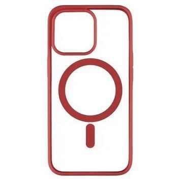 Чохол для Iphone 14 Pro/magsafe red 4840 фото