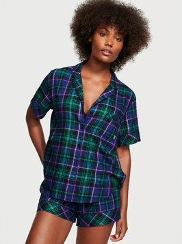 Victoria&rsquo;s Secret Flannel Short Pajama Set XS PP-1803-35 фото
