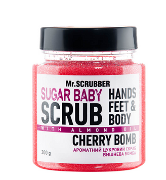 Цукровий скраб для тіла SUGAR BABY Cherry Bomb Mr.SCRUBBER 300g MS-2602-328 фото