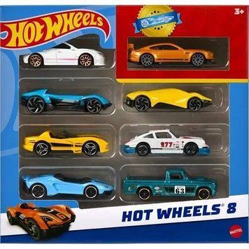 Набір машинок HotWheels x8 6307 фото