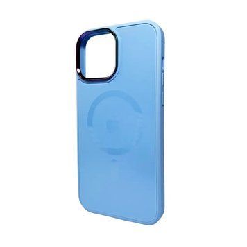 Чохол для Iphone 14 /Glass matte lens with Magsafe sierra blue 4844 фото